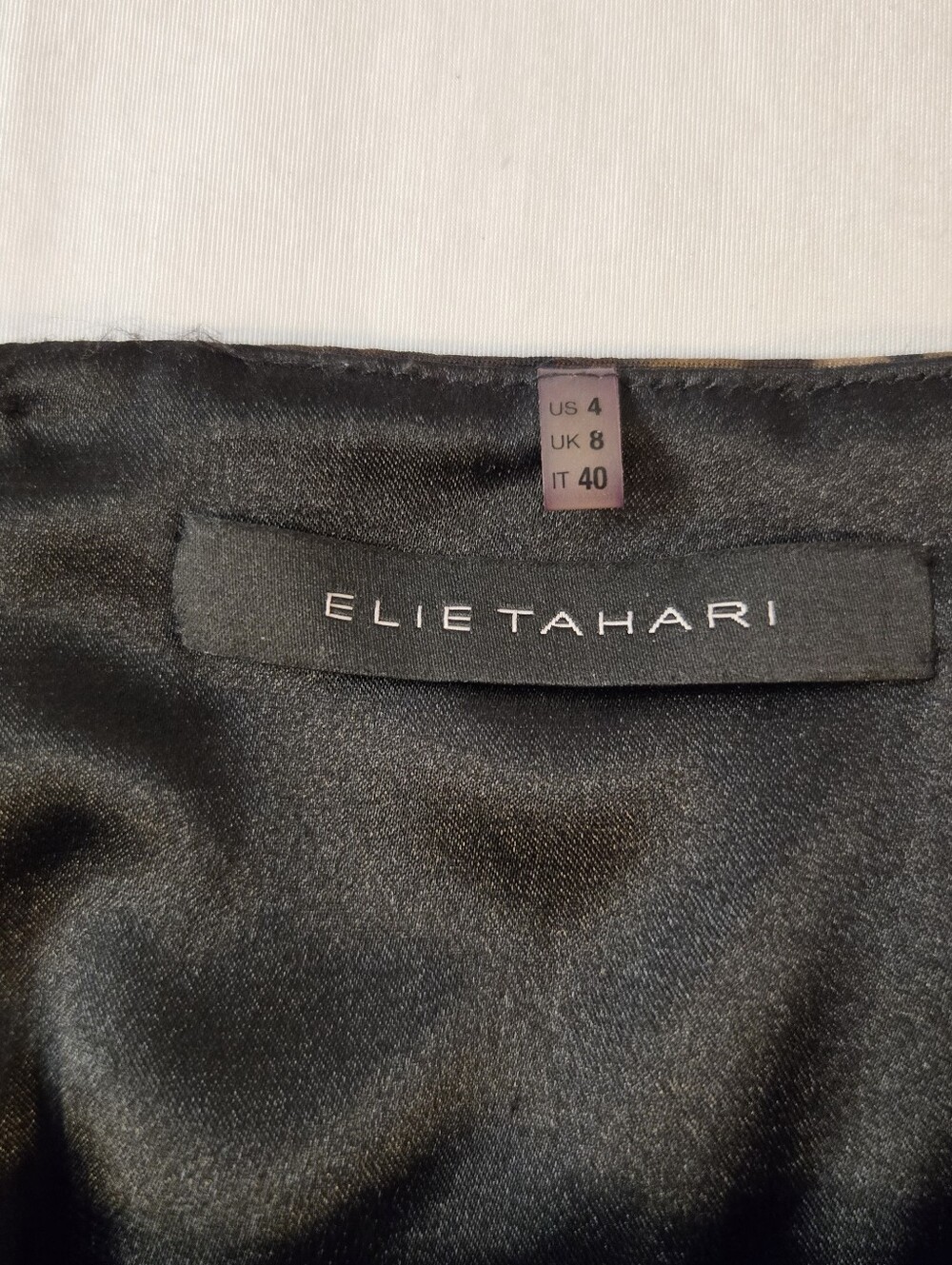 Elie Tahari Animal Print Pencil Skirt Size 4 - Picture 6 of 6